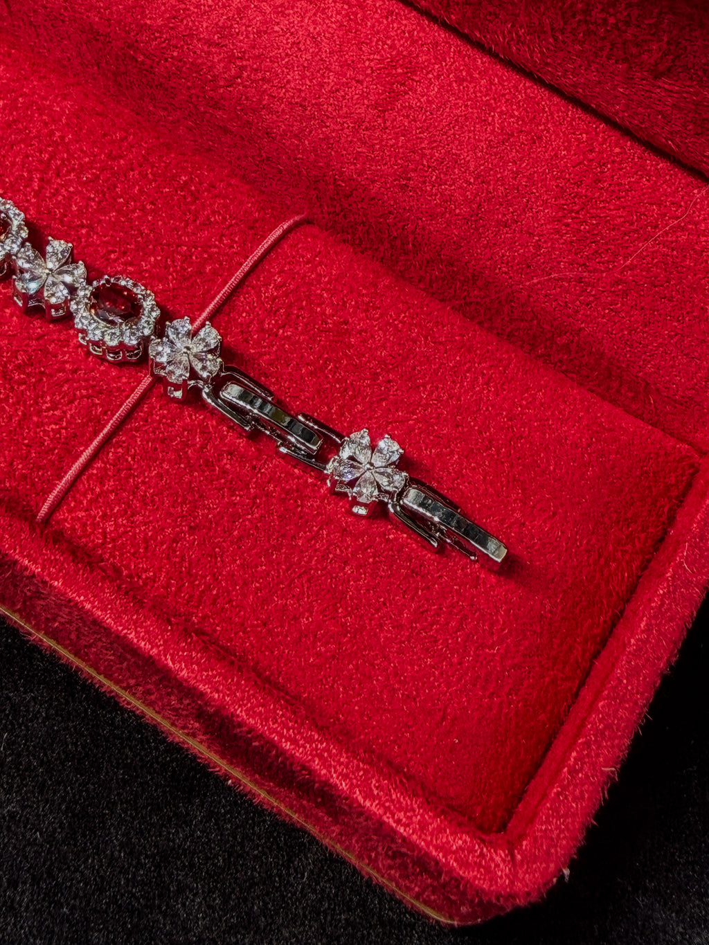 Ruby Tennis Bracelet
